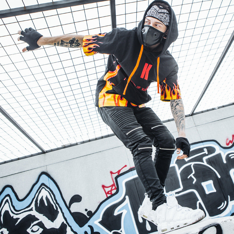 Flames camo Hoodie - RIGHTOUTFIT