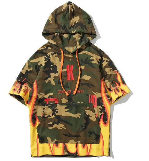 Flames camo Hoodie - RIGHTOUTFIT