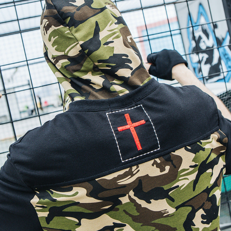 Cross camouflage short sleeve - RIGHTOUTFIT