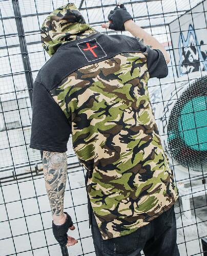 Cross camouflage short sleeve - RIGHTOUTFIT