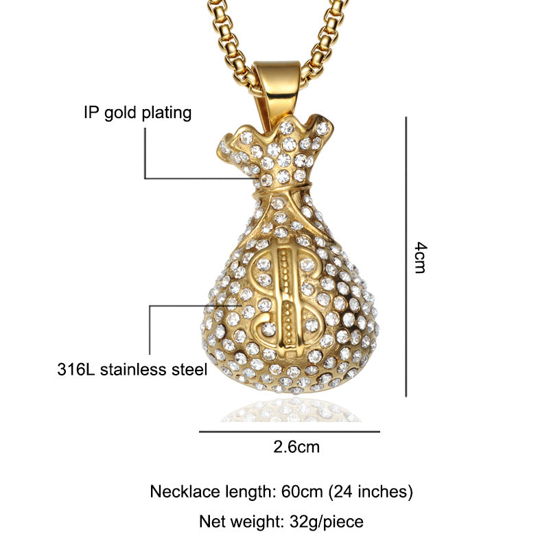 Money Bag Chain - RIGHTOUTFIT