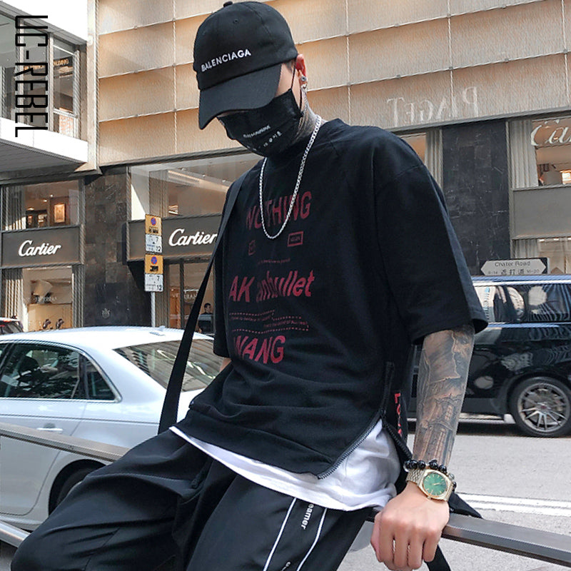 Monster T-shirt with side straps - RIGHTOUTFIT