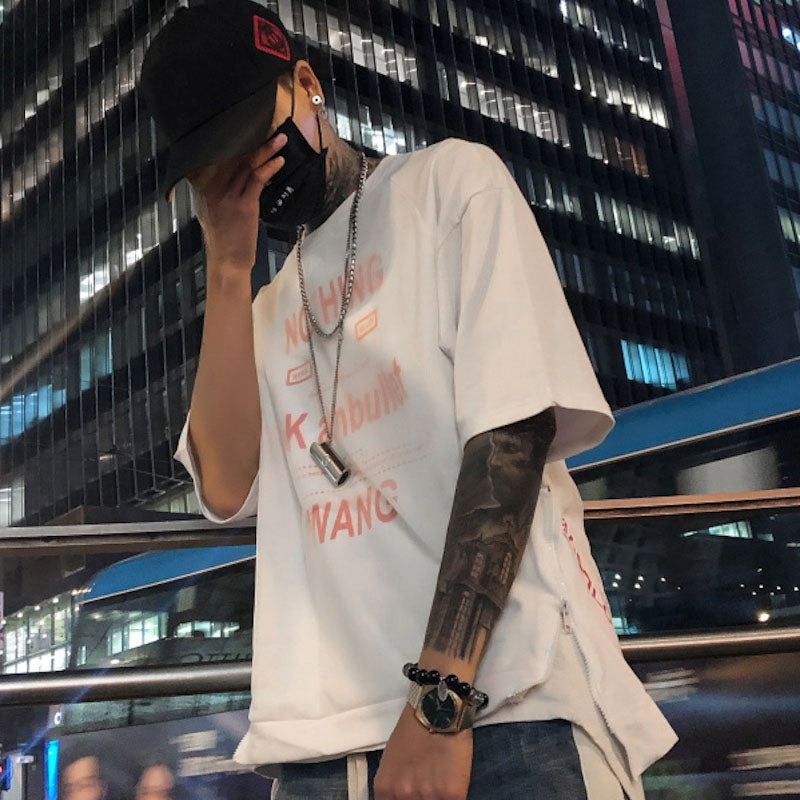 Monster T-shirt with side straps - RIGHTOUTFIT