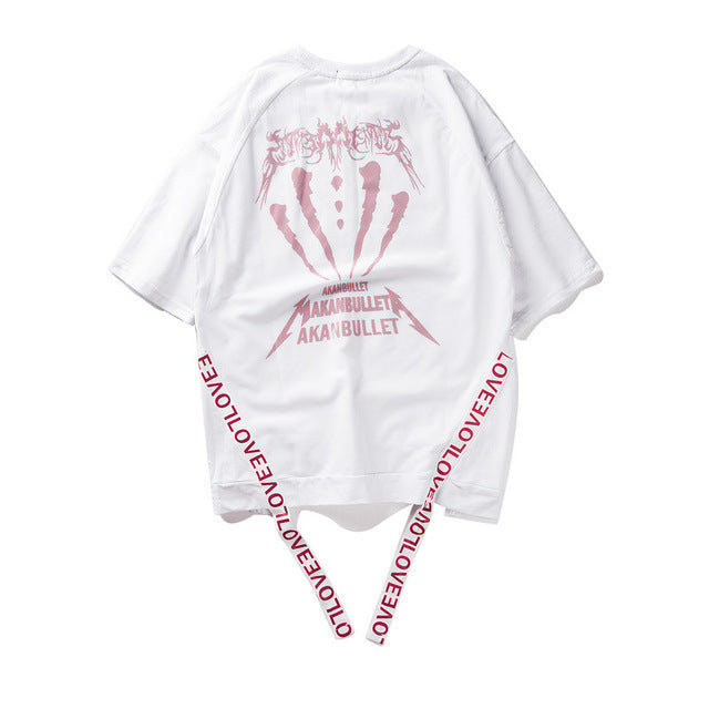 Monster T-shirt with side straps - RIGHTOUTFIT