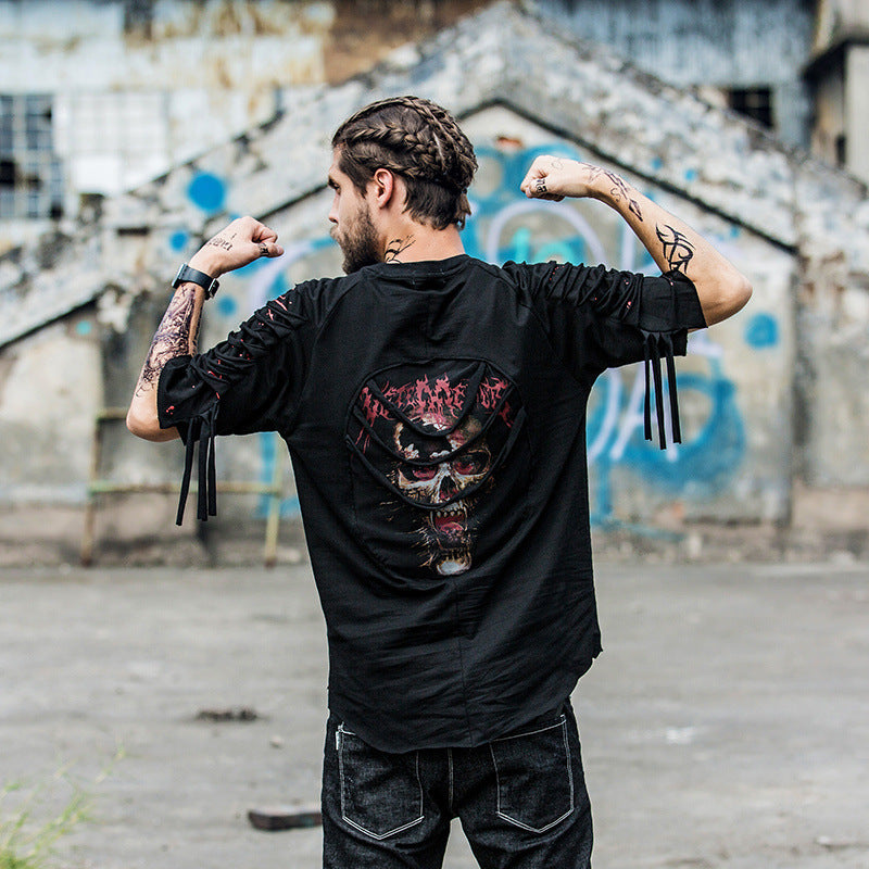 Dart stripped T-shirt - RIGHTOUTFIT