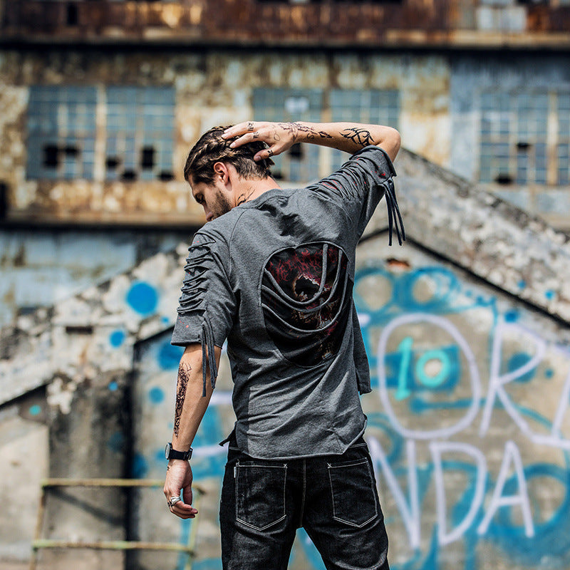 Dart stripped T-shirt - RIGHTOUTFIT