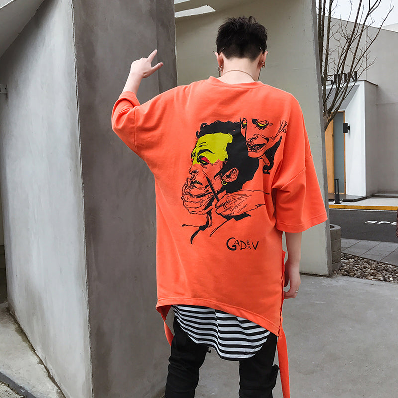 Extended Knife Face T Shirt - RIGHTOUTFIT