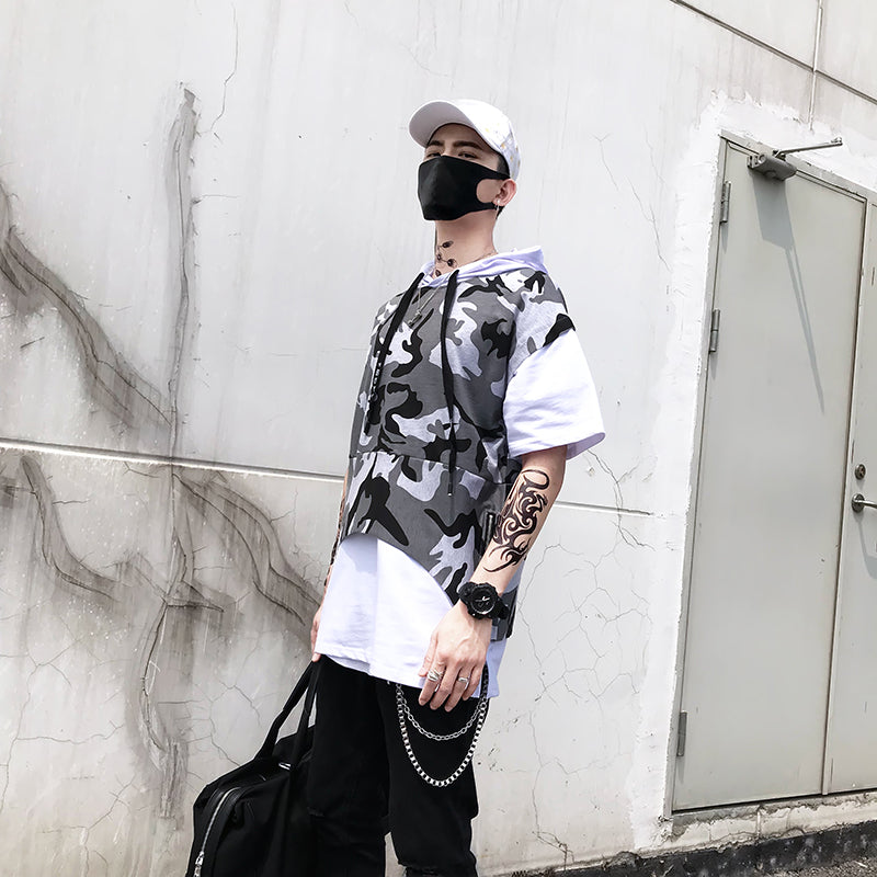 Flossed camouflage hoodie - RIGHTOUTFIT