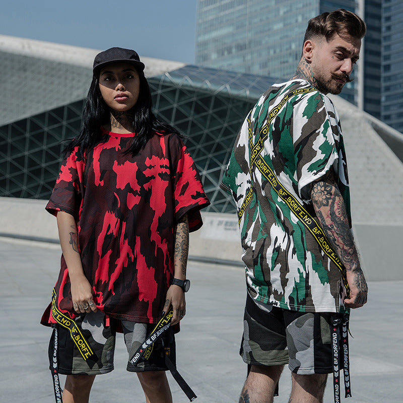 B.F Camo tags T-shirt - RIGHTOUTFIT