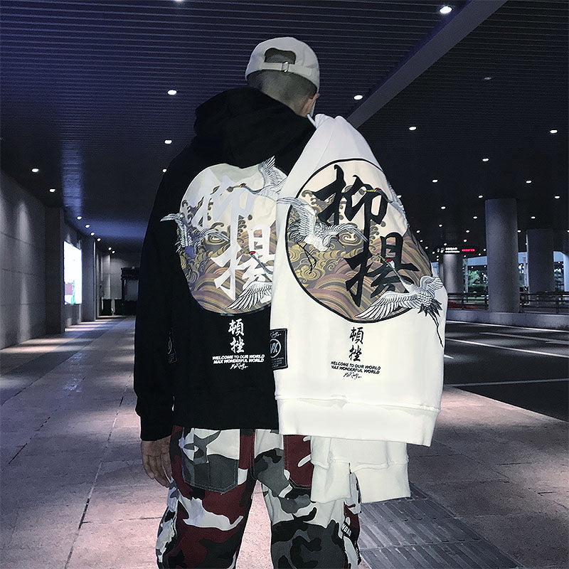 flying Crane hoodie - RIGHTOUTFIT