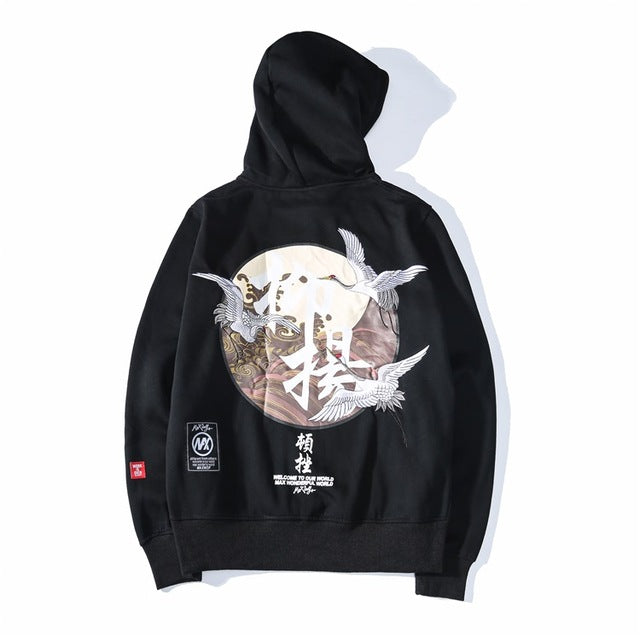 flying Crane hoodie - RIGHTOUTFIT