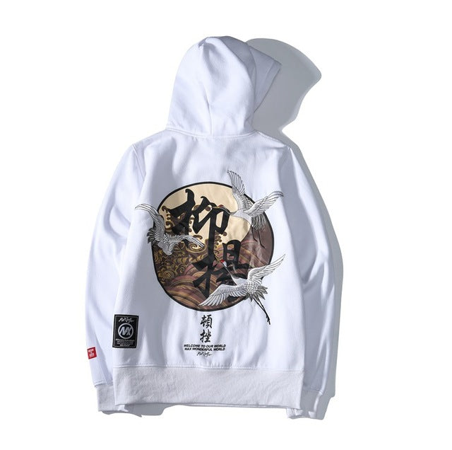 flying Crane hoodie - RIGHTOUTFIT