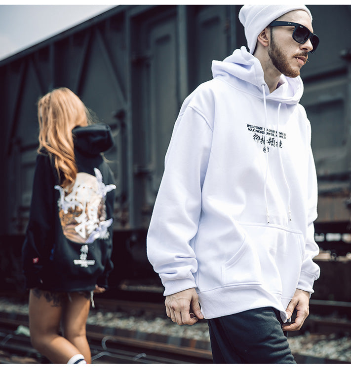 flying Crane hoodie - RIGHTOUTFIT