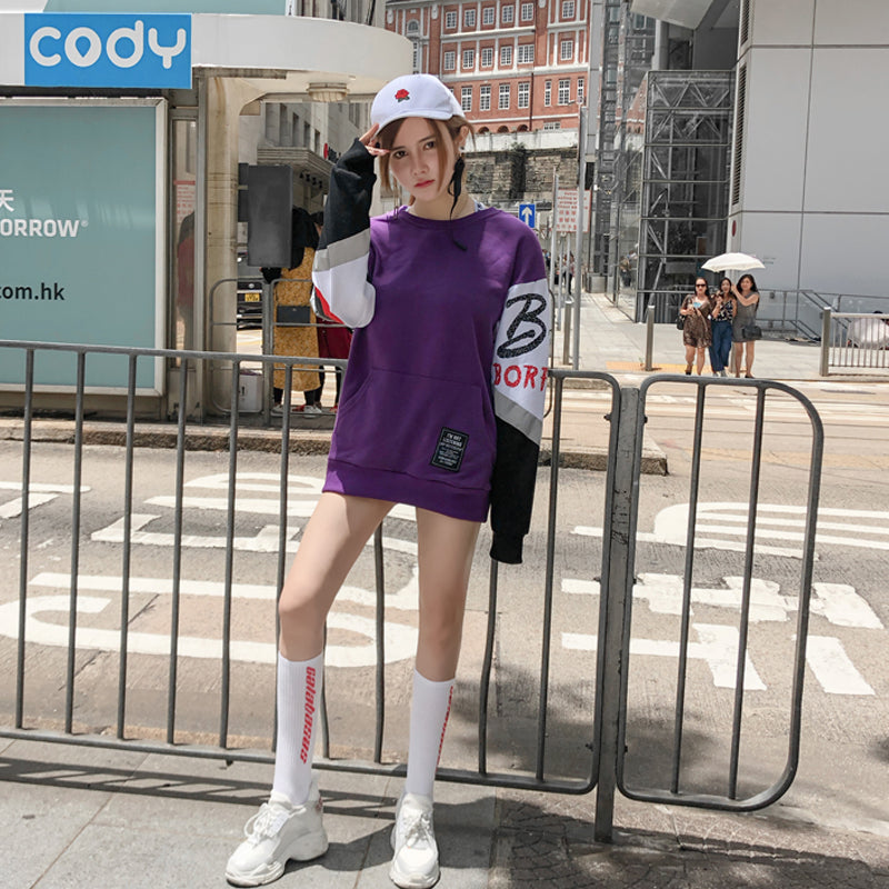 Monkey Head Graffiti Oversize Sweatshirt - RIGHTOUTFIT