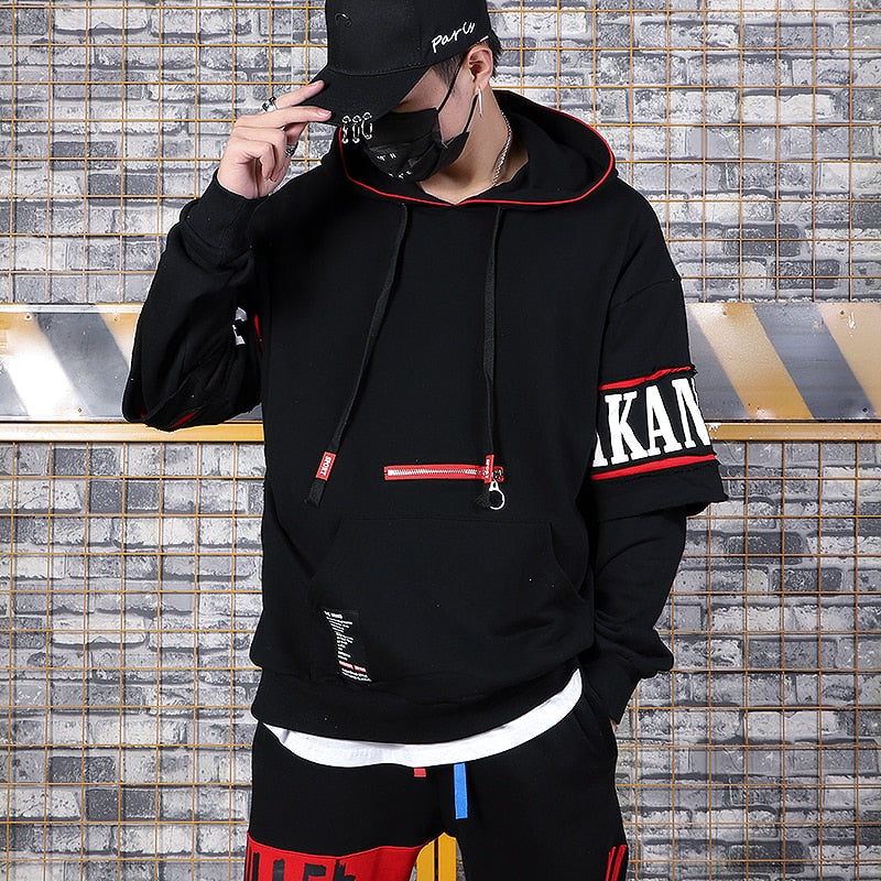 Dual question mark hoodie - RIGHTOUTFIT