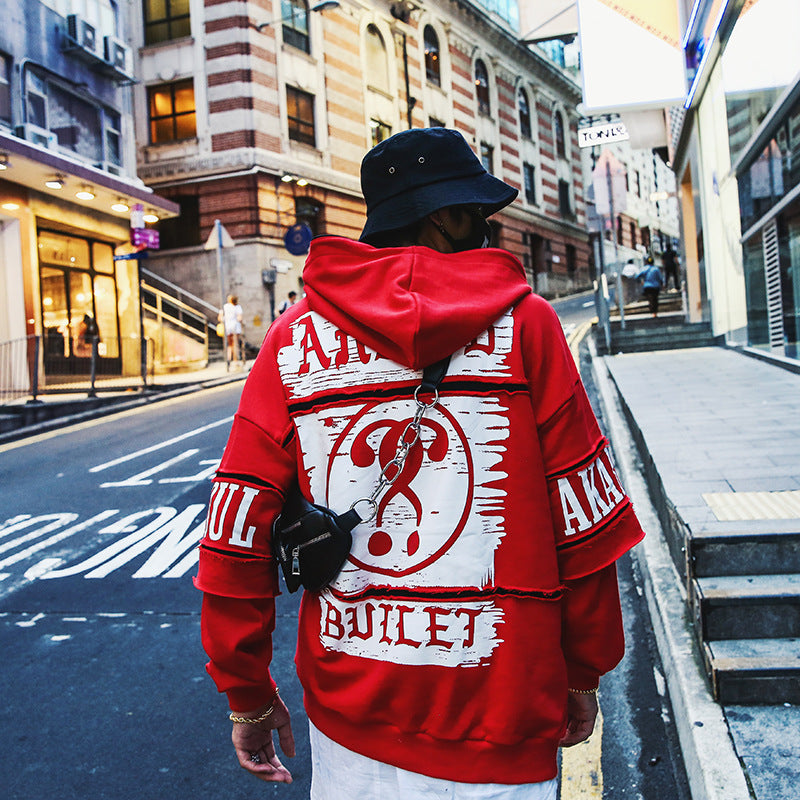 Dual question mark hoodie - RIGHTOUTFIT