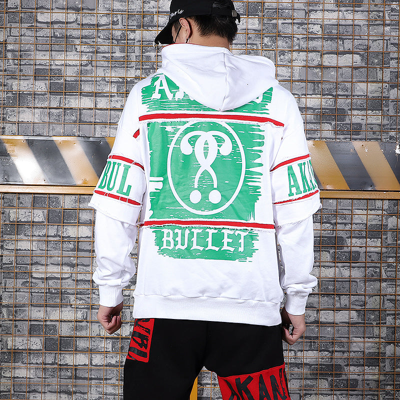 Dual question mark hoodie - RIGHTOUTFIT