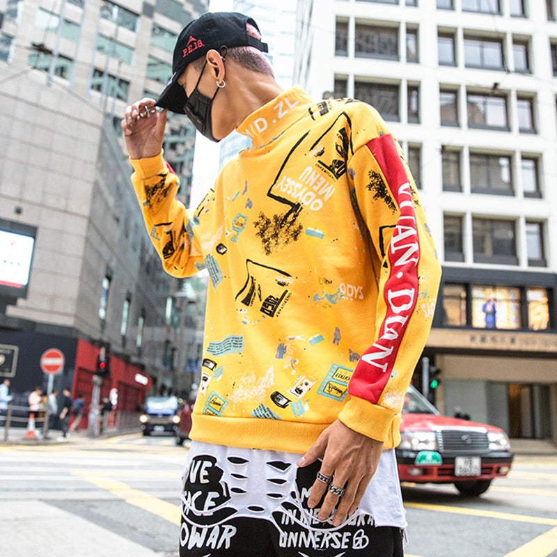 Turtleneck Ribbon Sweatshirt - RIGHTOUTFIT