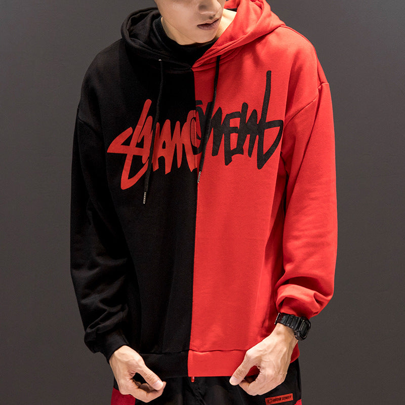 Split colour hoodie - RIGHTOUTFIT