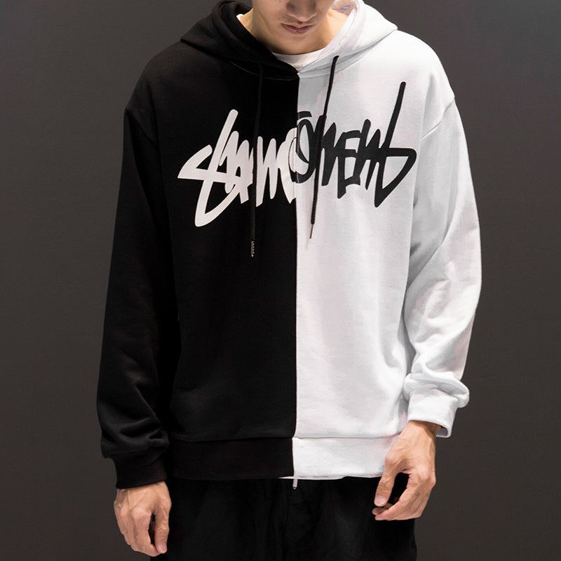 Split colour hoodie - RIGHTOUTFIT