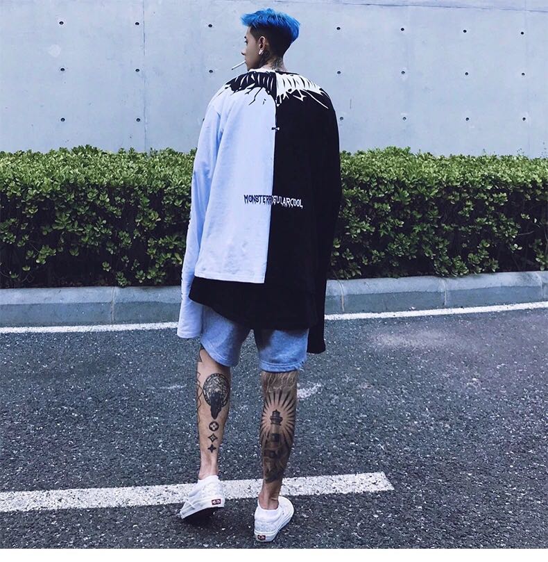 Two color Monster sweatshirt - RIGHTOUTFIT