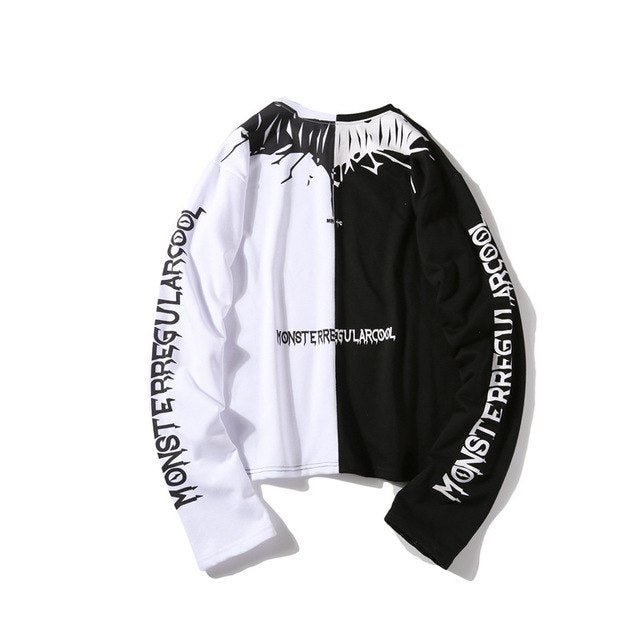 Two color Monster sweatshirt - RIGHTOUTFIT