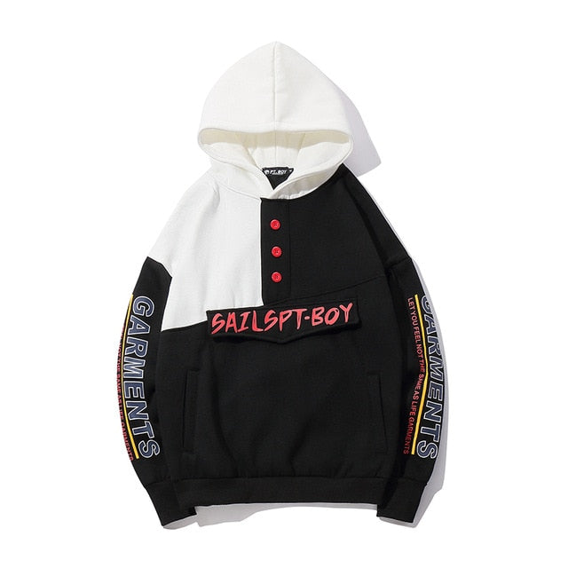 Blockwork Pullover Hoodies - RIGHTOUTFIT