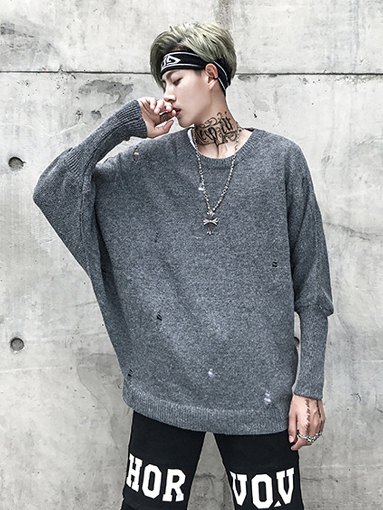 Peace Print Oversize Sweatshirt - RIGHTOUTFIT