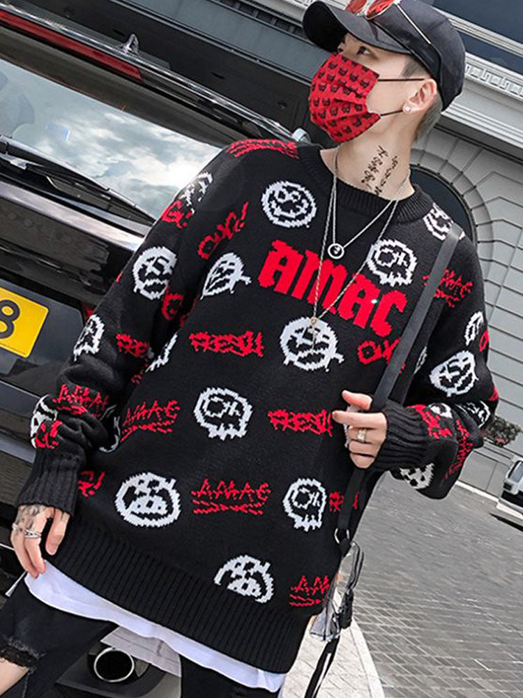 X frown sweatshirt - RIGHTOUTFIT