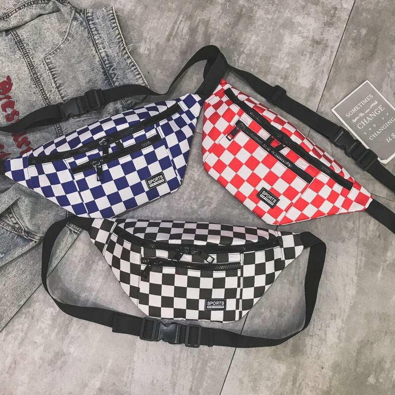 Checkerboard Fanny Pack - RIGHTOUTFIT