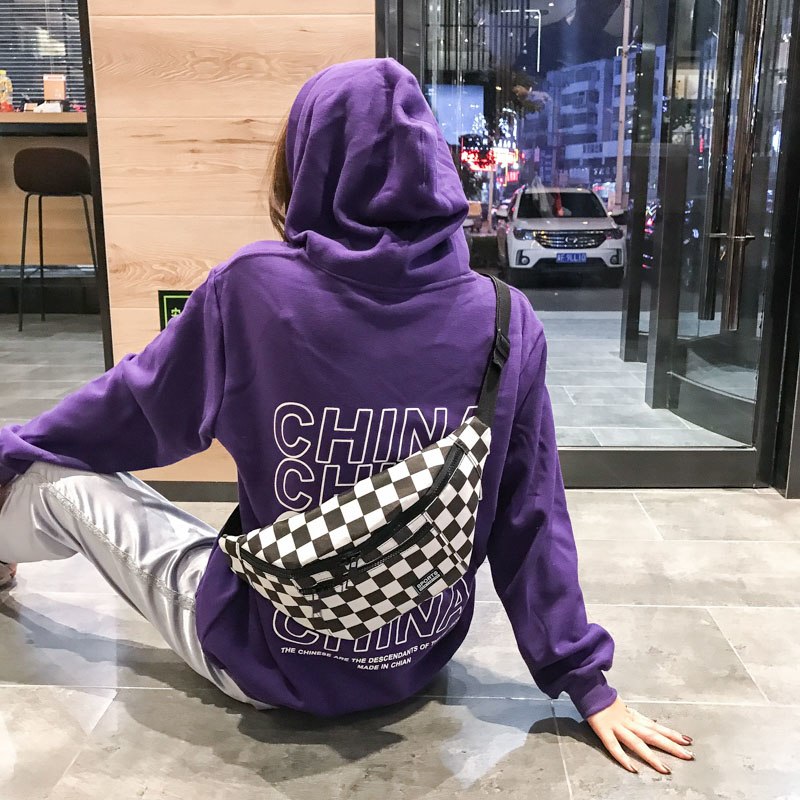 Checkerboard Fanny Pack - RIGHTOUTFIT