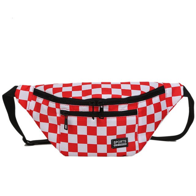 Checkerboard Fanny Pack - RIGHTOUTFIT