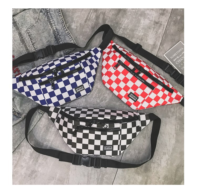 Checkerboard Fanny Pack - RIGHTOUTFIT