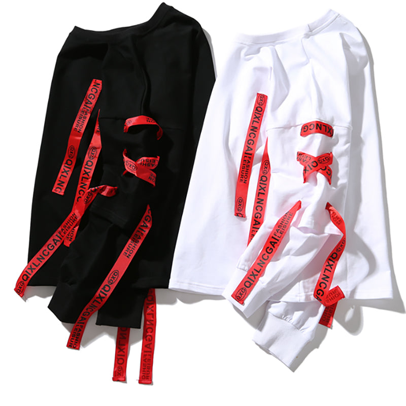 Ribbon Sweatshirt - RIGHTOUTFIT