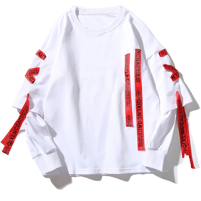 Ribbon Sweatshirt - RIGHTOUTFIT