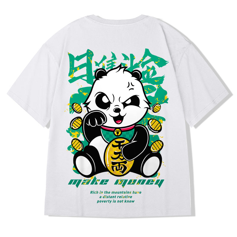 Oversized Cotton T-Shirt – Y2K Anime Style