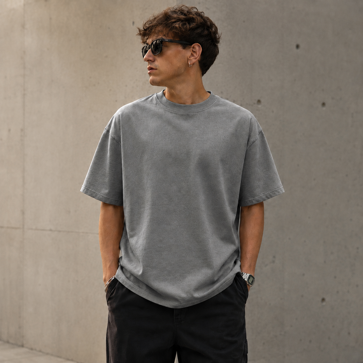 Heavyweight 300G Cotton Oversized T-Shirt