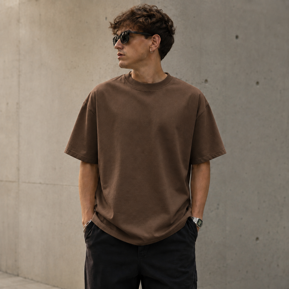 Heavyweight 300G Cotton Oversized T-Shirt