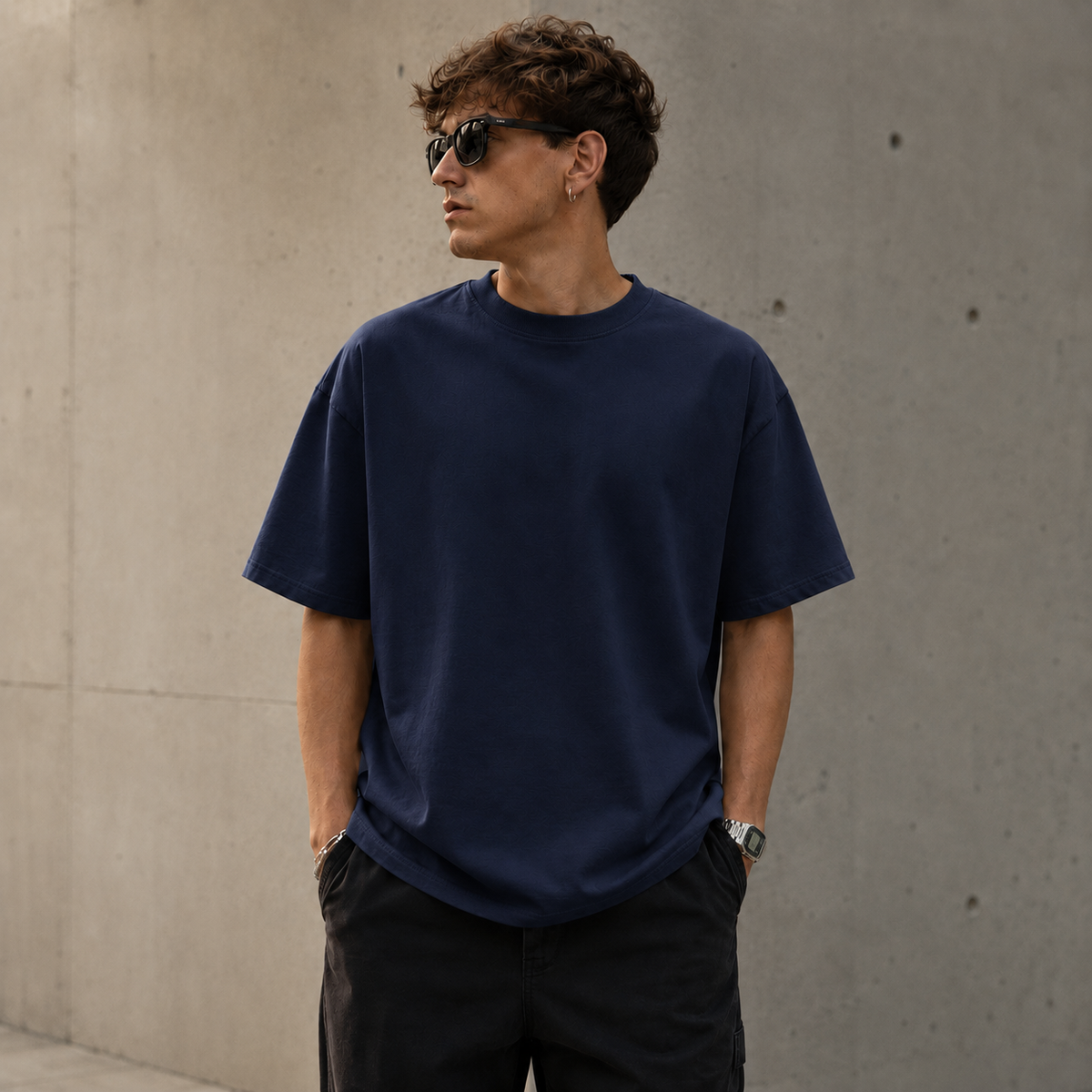 Heavyweight 300G Cotton Oversized T-Shirt