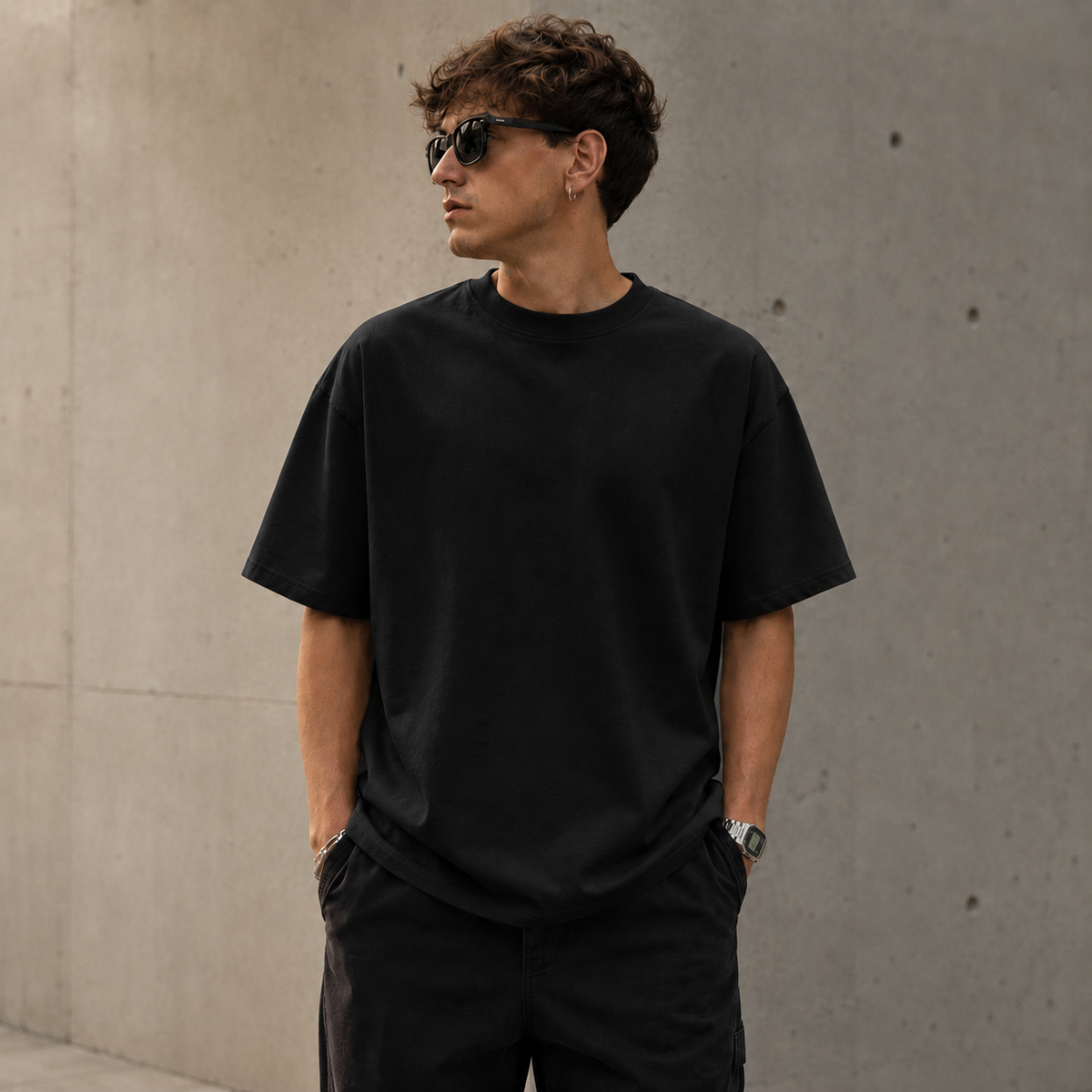 Heavyweight 300G Cotton Oversized T-Shirt