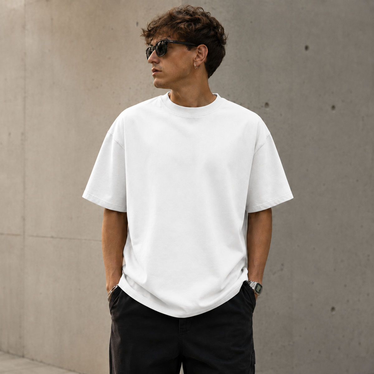 Heavyweight 300G Cotton Oversized T-Shirt