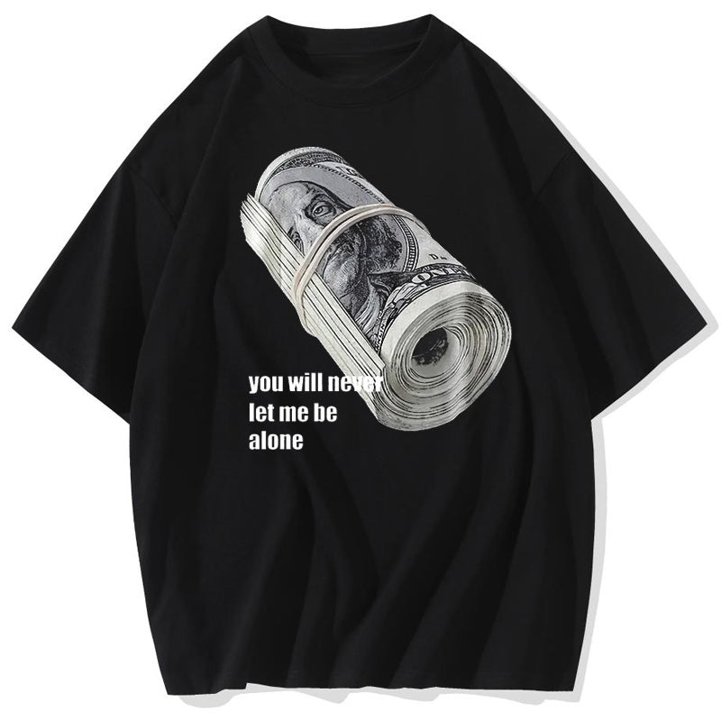 Vintage Bundle of Banknotes Print T-Shirt