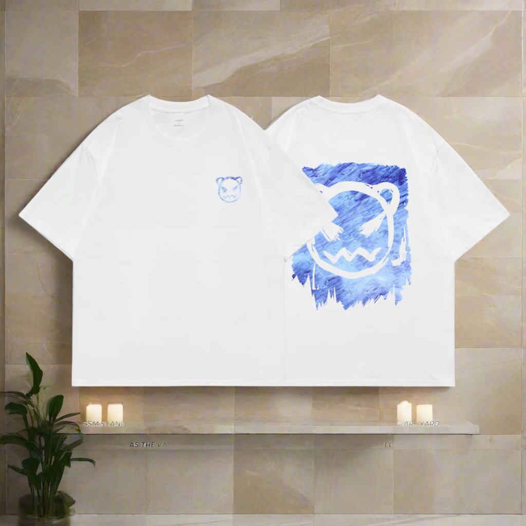 "Privathinker Harajuku Print Oversized T-Shirts