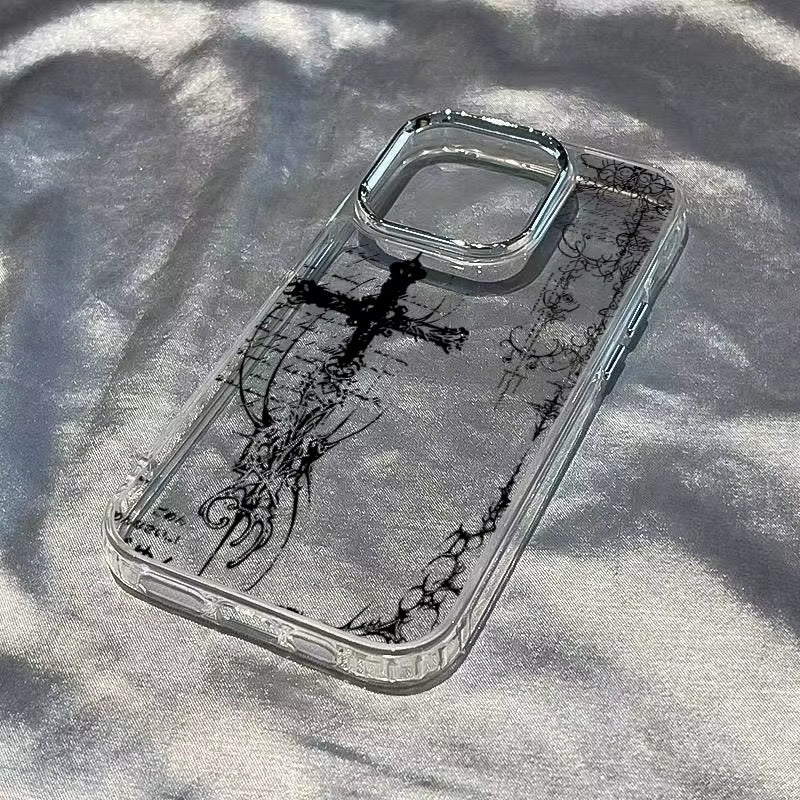 Cool Dark Gothic Cross Phone Case