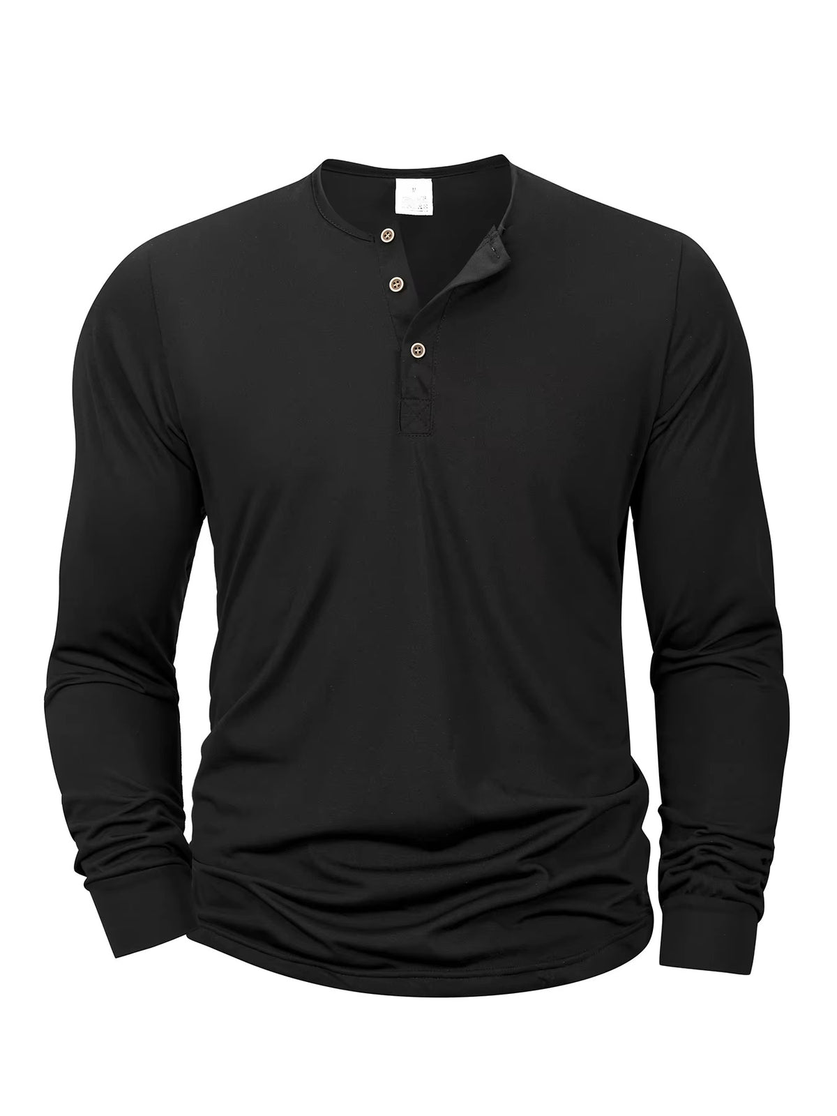 Men’s Long Sleeve Henley T-Shirt