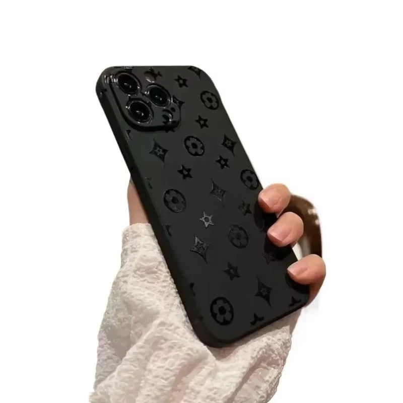 Retro Classic Monogram iPhone Case
