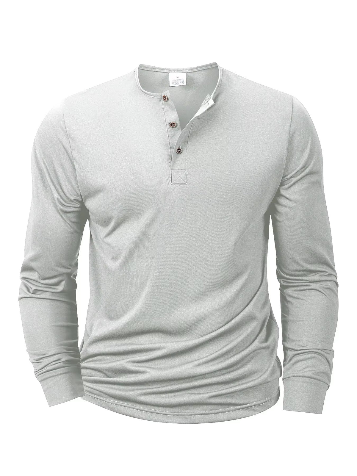 Men’s Long Sleeve Henley T-Shirt