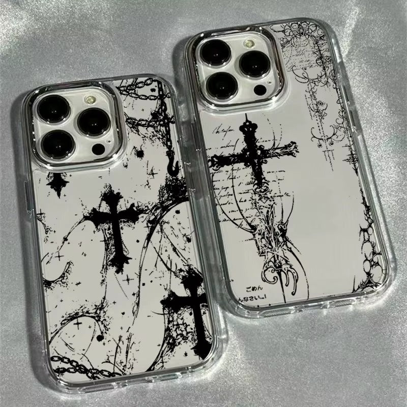 Cool Dark Gothic Cross Phone Case