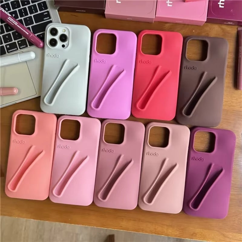 Fashion Lip Gloss Holder iPhone Case