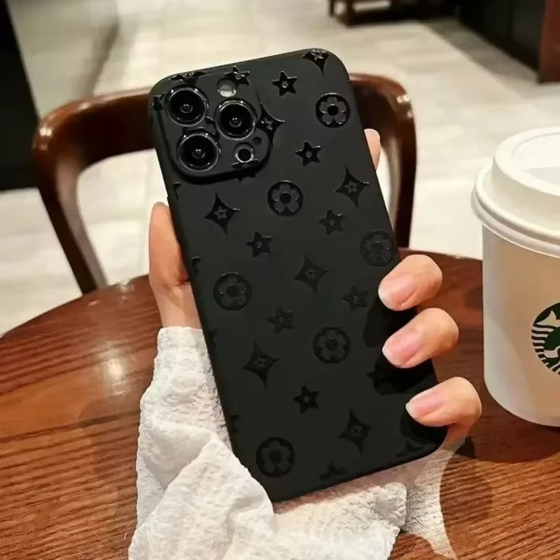 Retro Classic Monogram iPhone Case